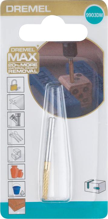 Image du produit Dremel Fraises au carbure de tungstène Ø 3,2mm (1 pièce)