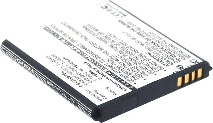 Actual product image AGI 115947 - Battery - Alcatel - MW40V - Black - White - 1650 mAh - 3.7 V
