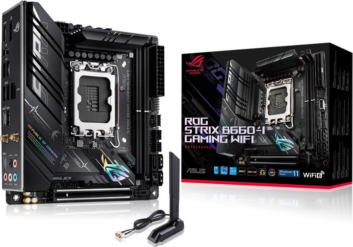 Produktbild ASUS ROG STRIX B660-I GAMING WIFI (LGA 1700, Intel B660, Mini-ITX)