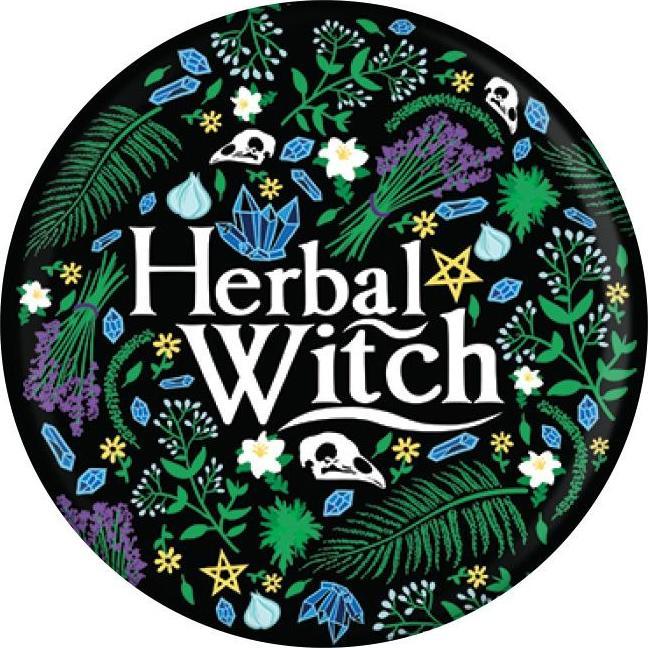 Image du produit Grindstore Badge Herbal Witch en tôle