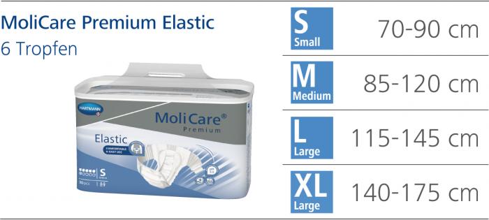 Produktbild MoliCare Elastic 6 Inkontinenz Slip (30 x, M)