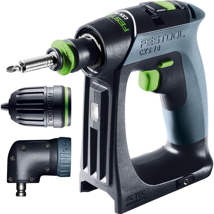 Actual product image Festool Cordless drill/driver CXS 18-Basic-Set (Rechargeable battery operated)