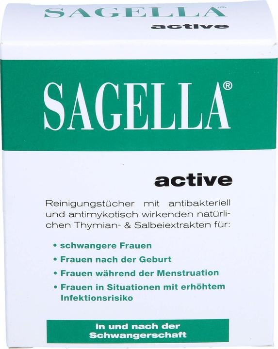 Produktbild Sagella active, 10 St TUE (Intimtücher)