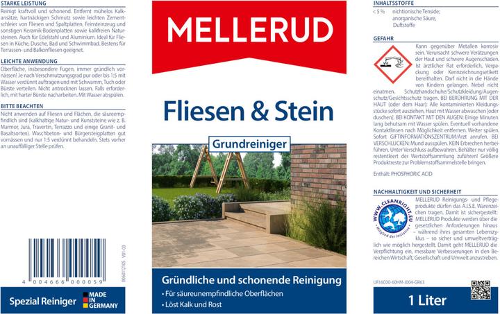 Actual product image Mellerud Tile & Stone Basic Cleaner