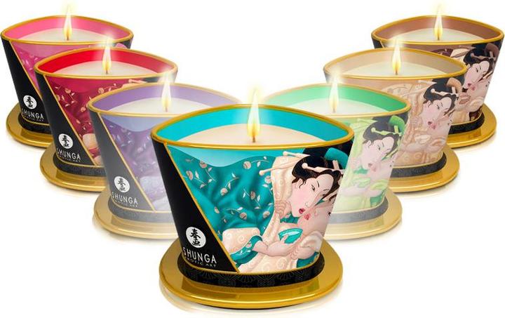 Productafbeelding Shunga Massagekaars Libido Exotische Vruchten (200 ml)