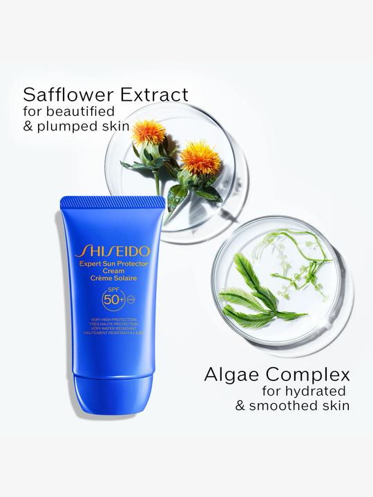 Actual product image Shiseido Expert Sun (Sun cream face, SPF 50+, 50 ml, 77 g)
