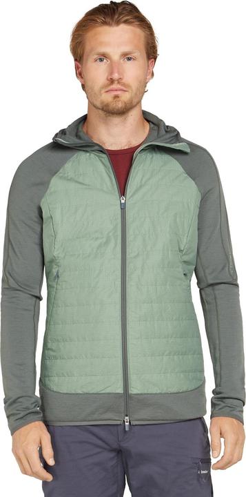 Actual product image Icebreaker Men Merino Mer Quantum Hybrid LS Zip Hoodie (S)