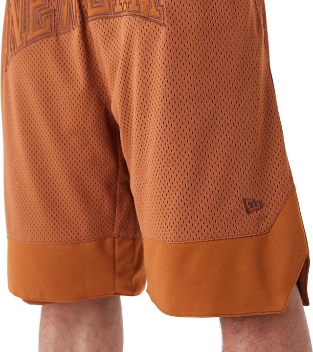 Produktbild New Era Overized Mesh Basketball Shorts earth brown - S (S)