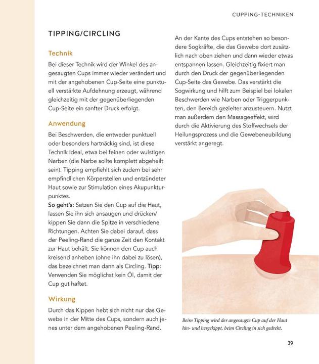 Immagine prodotto Cupping - Die neue Methode zum Lösen der Faszien (Tedesco, Miriam Wessels, Heike Oellerich, 2018)