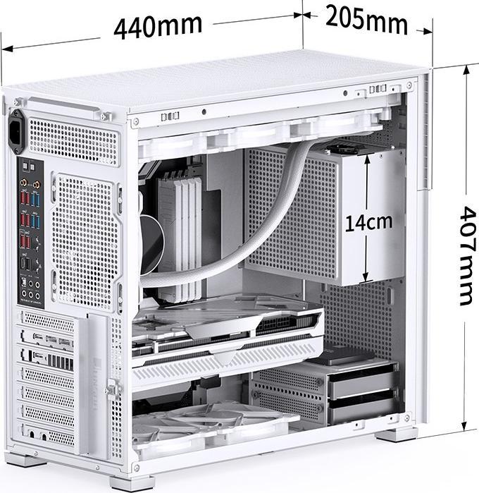 Actual product image Jonsbo D41 Screen ATX (ATX, Mini-ITX, mATX, DTX)