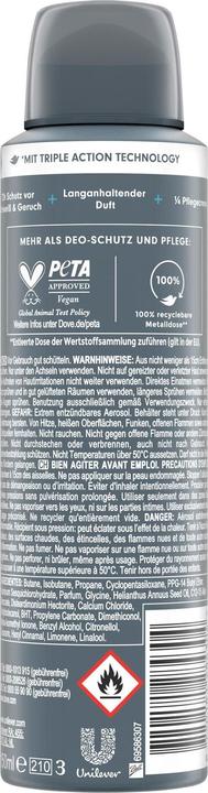 Actual product image Dove Deo Advanced Clean Comfort 150 ml (Spray, 150 ml)