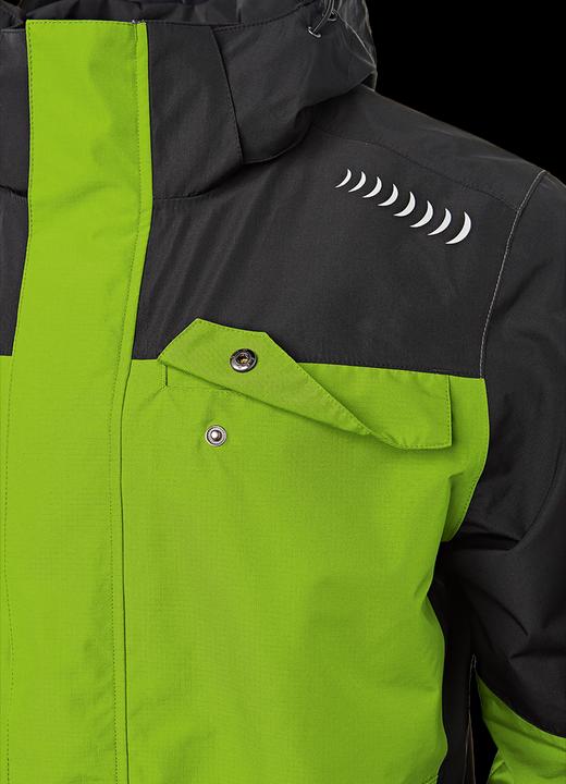 Produktbild Magni Regenjacke Plus lime/schwarz Gr. XL Fortis Elements (XL)