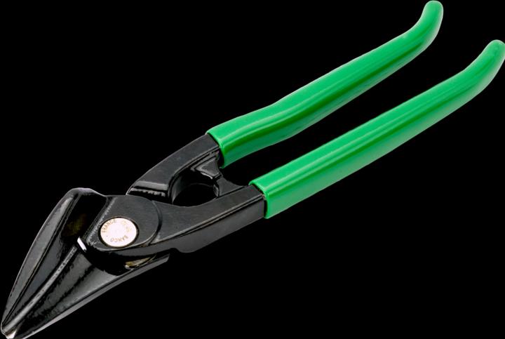 Actual product image Bahco Offset sheet metal shears for straight cuts, right-hand hole cuts and continuous cuts, for m (280 mm)