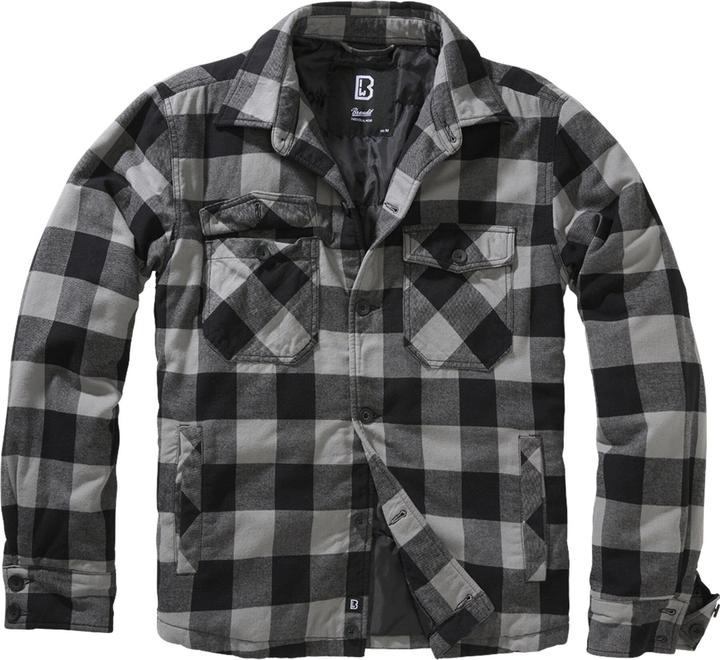Actual product image Brandit Lumber outdoor jacket size L colour black/charcoal (L)