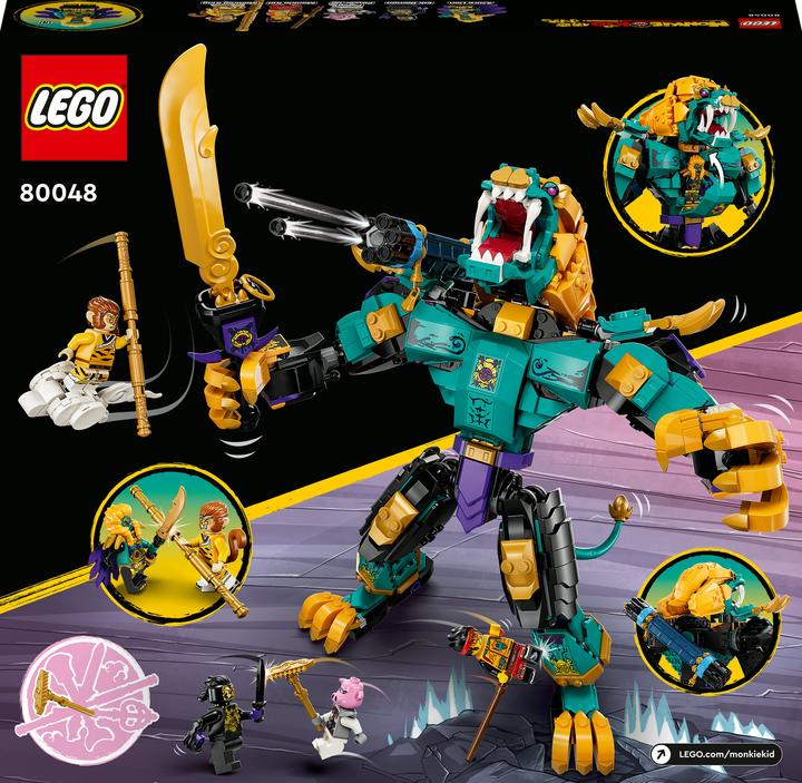 Actual product image LEGO Monkie Kid The Mighty Azure Lion (80048, LEGO Monkie Kid)