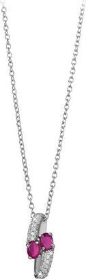 Silver Cat - Fashion silver necklace with zircons SC310 (chain. pendant)