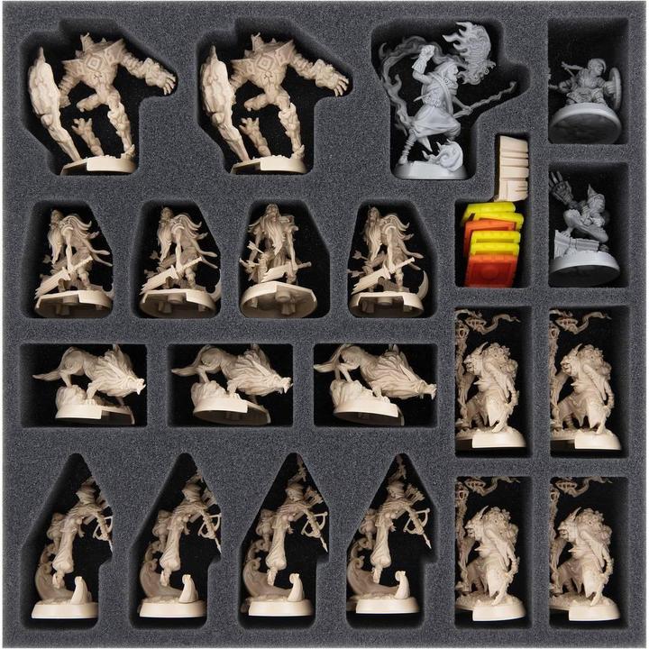 Immagine prodotto Feldherr AS10SET - Set di schiuma per Descent: Legends of Darkness - scatola di gioco base (Schiuma solida)