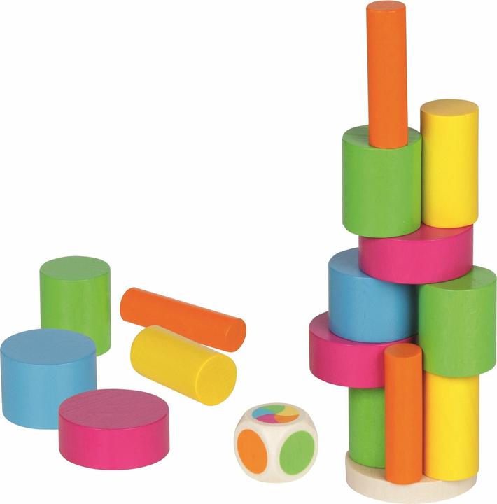 Actual product image Goki Balancing game tower (German, French, Italian, English)