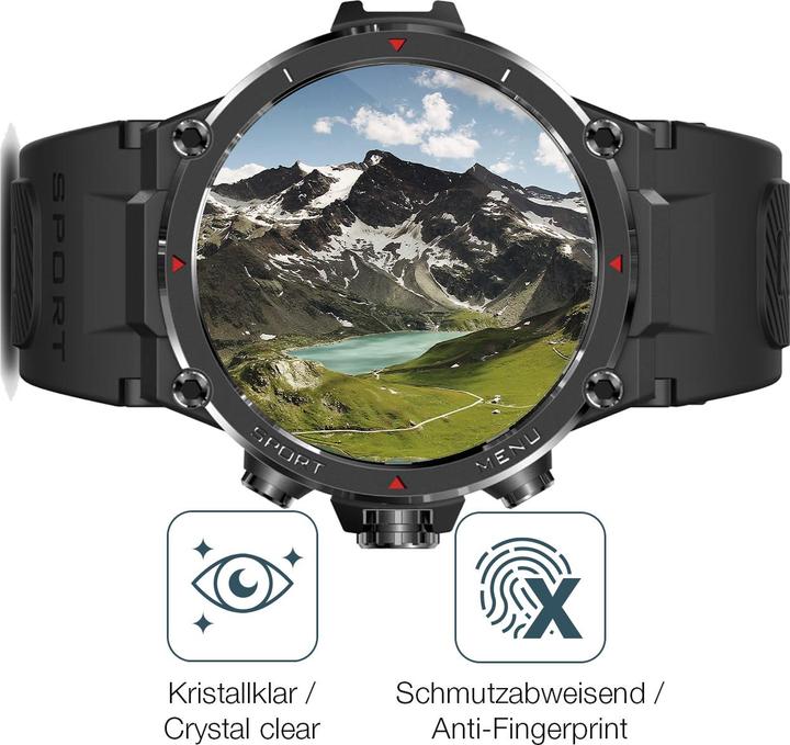 Image du produit Dipos Film de Protection d’écran Crystalclear pour Kuzo F1-S 1.3 Zoll