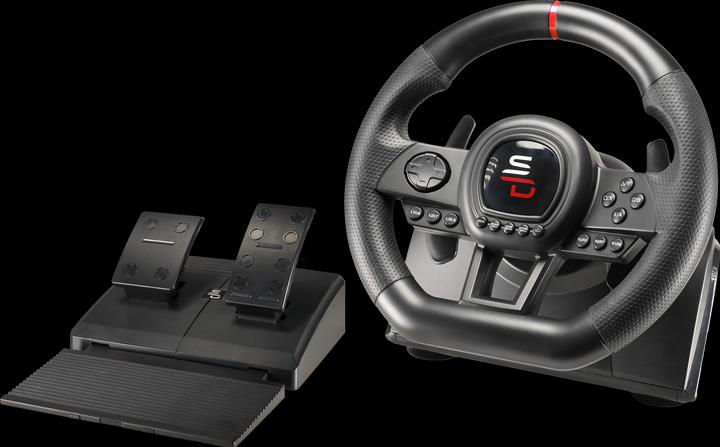Actual product image Subsonic Superdrive - SV650 Racing Wheel steering wheel with pedals, shift & vibration - Xbox S (PS4, PC, Xbox Series S, Xbox One S, Xbox Series X, Xbox One X)