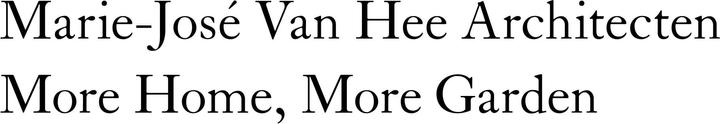 Produktbild Marie-José Van Hee Architecten: More Home, More Garden (Französisch, Englisch, Thomas, Marie-José/FernndezContre, Helen/Vandermarliere, Katrien/VanHee, 2025)