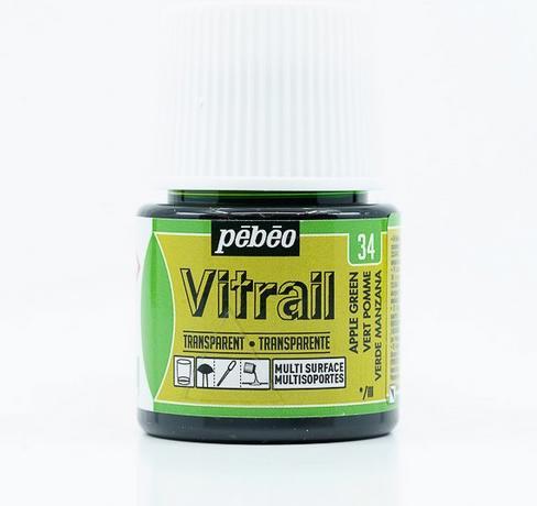 Immagine prodotto Pebeo Vitrail Trasparente (Verde mela, 45 ml)