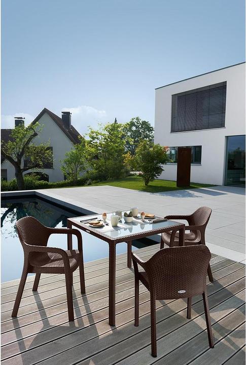 Produktbild Lechuza Cottage Stapelstuhl mokka
