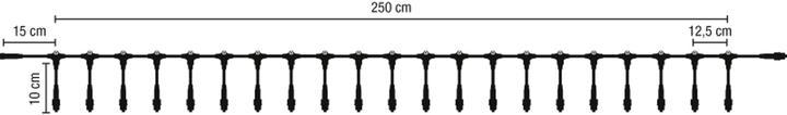 Actual product image Scharnberger+Hasenbein 58841 Quick Fix distribution cable with 22 outlets Cable colour black