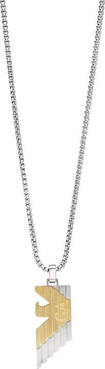 Emporio Armani Collana con logo dell'aquila (Acciaio inossidabile)