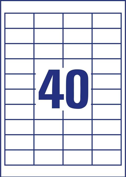 Actual product image Avery Universal labels