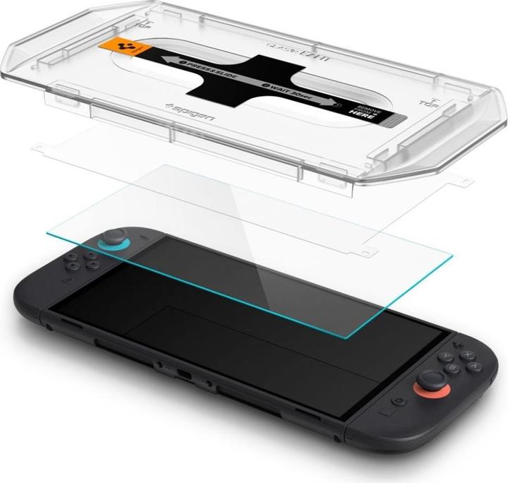 Image du produit Spigen - Screen Protector Glas.tR EZ-FIT (2pack) - for Nintendo Switch 2 - Clear (Switch 2)