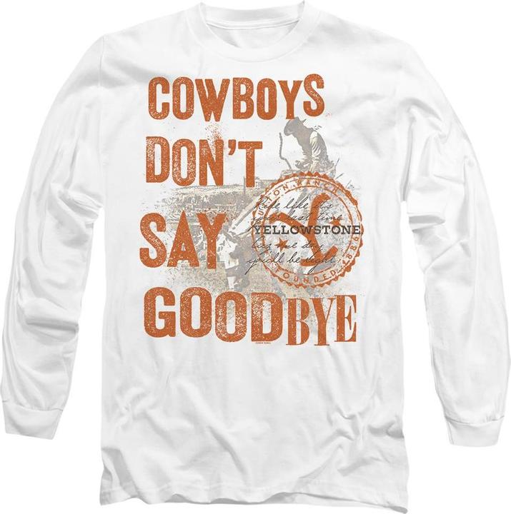 Image du produit Yellowstone - T-shirt COWBOYS DON'T SAY GOODBYE - Adulte (XL)