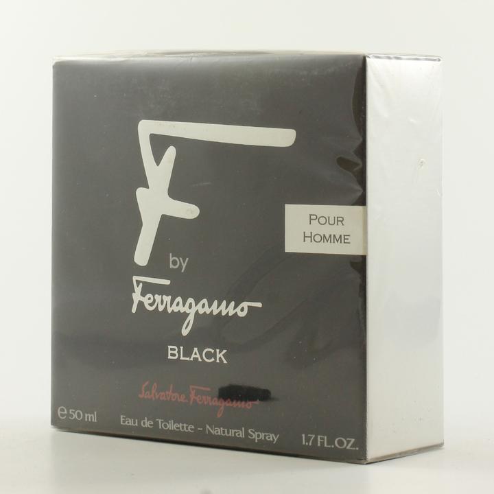 Actual product image Salvatore Ferragamo F Black by Eau de Toilette Spray 50 ml (Eau de toilette, 50 ml)