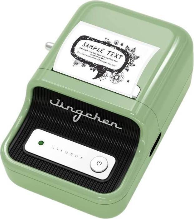 Actual product image Niimbot B21 portable label printer (green)