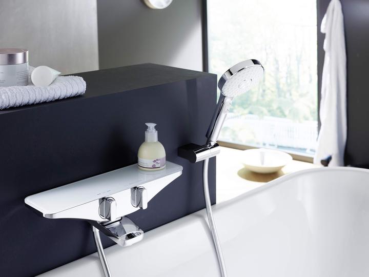 Immagine prodotto Hansa HANSAACTIVEJET set per doccetta, 3 getti, diametro 120 mm, 84380133 (3 Tipi di raggi, 15 l/min)