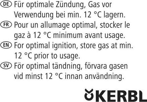Image du produit Kerbl GasBuddex, avec tête de 15 mm, 2 cartouches et buse