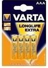 Immagine prodotto Varta Longlife Extra (4 pz., AAA)