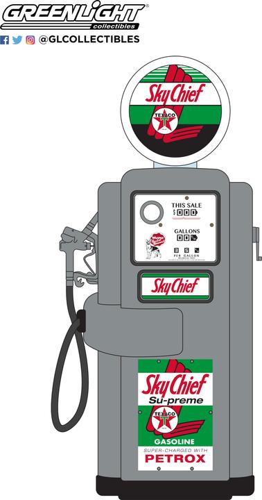 Produktbild 1948 Wayne 100-A Gas Pump Texaco Sky Chief Su-Preme