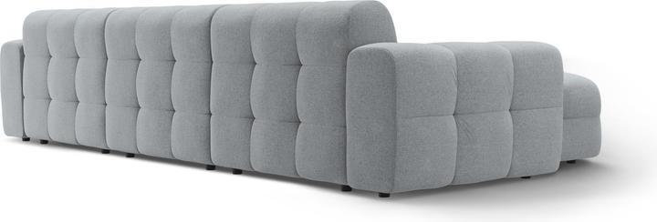 Actual product image Micadoni Velvet Left Corner Sofa, "Kendal", 5 Seats, 357x173x79Made in Europe (Corner sofa)