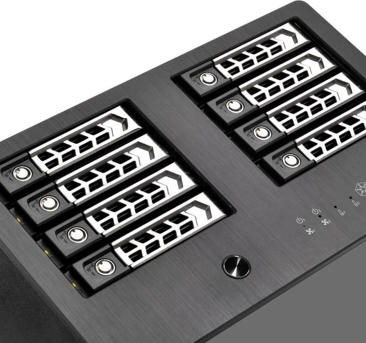 Produktbild Silverstone SST-TS821S - Mini SAS Externes Festplattengehäuse für 8x 2.5" SAS/SATA HDD oder SSD mit (2.5")