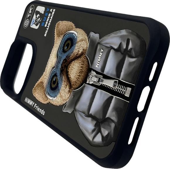 Productafbeelding Audi Nimmy case iPhone 15 Pro Max 6.7" black Cool&Cute 2.0 Dog (Apple iPhone 15 Pro Max)