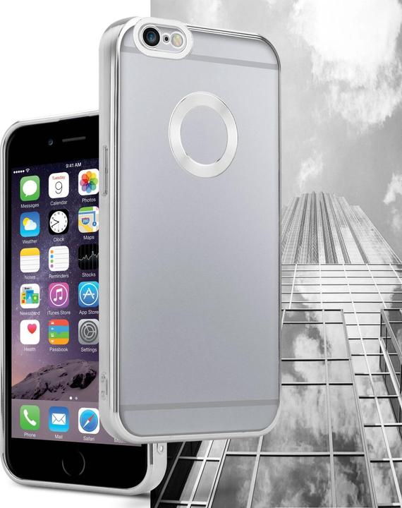 Produktbild Cadorabo TPU Hülle Chrome mit Kameraschutz für Apple iPhone 6 / 6S (Apple iPhone 6)