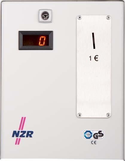 Produktbild NZR ZMZ 0205-Einwurf 2,00â¬ MÃ¼nzzÃ¤hler elektronisch zeitabhÃ¤ngig 70530173 (Geldscheinzähler)
