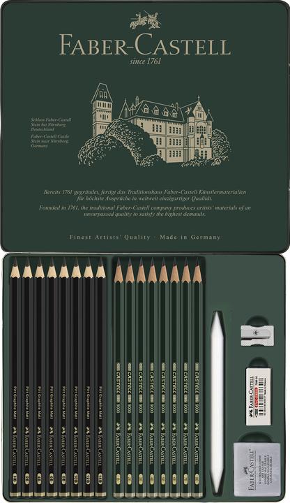 Faber-Castell Graphite Matt (HB, 20 x)