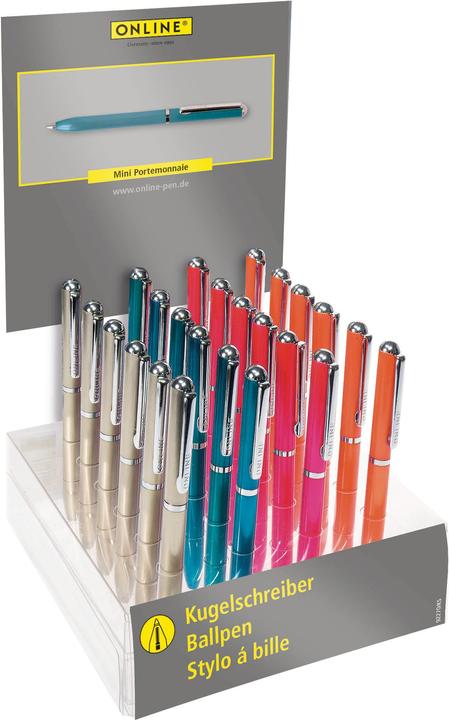 Actual product image Online Ball pen (Multicoloured, 24 x)