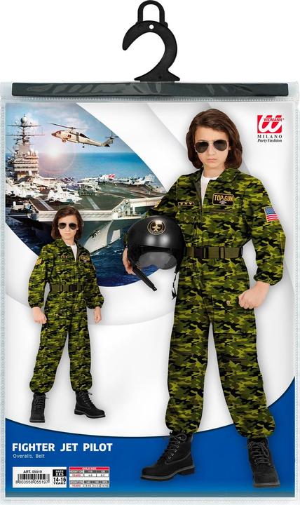Actual product image Widmann Kampfjet Pilot (122, 128)