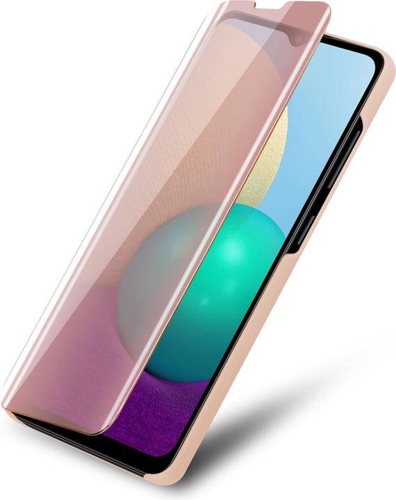 Actual product image Cadorabo Book Smart View Mirror Cover (Samsung Galaxy M02, Samsung Galaxy A02)