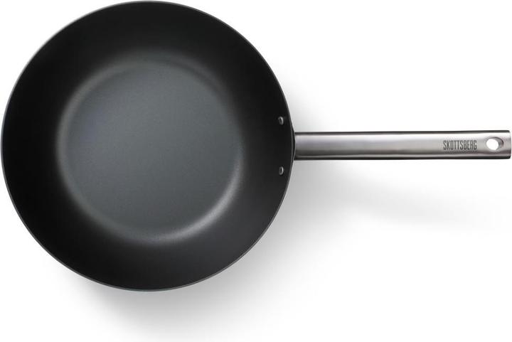 Produktbild Skottsberg Pfanne Carbonstahl, 28 cm Durchmesser, Edelstahlgriff (28 cm, Bratpfanne, Carbonstahl)