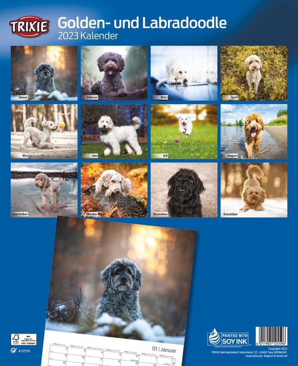 Produktbild Trixie Baby Kalender Golden- und Labradoodle