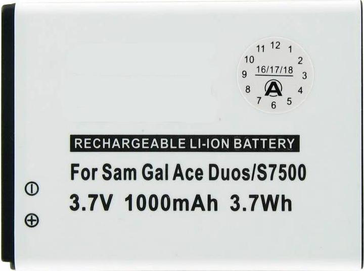 Actual product image Samsung Galaxy Ace Plus battery, Galaxy Mini 2, GT-S6500, GT-S7500